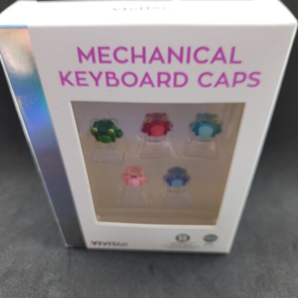 Sitting Frog Keycap Set (5pc) – Compatible w/ Mechanical Keyboard Cross Axis - Picture 1 of 6